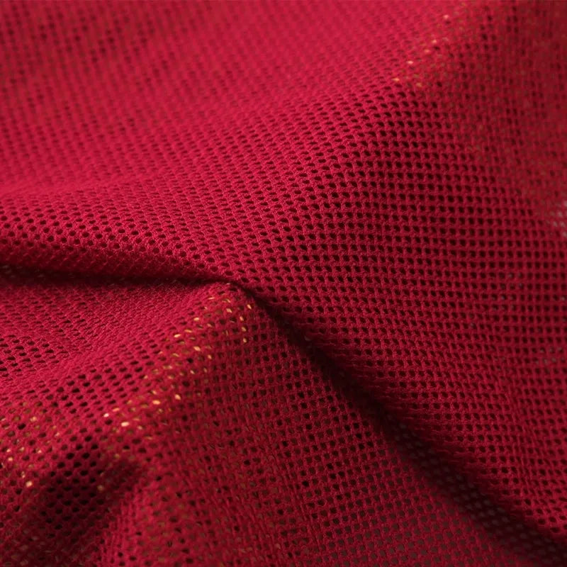 Solid Color Polyester Mesh Fabric