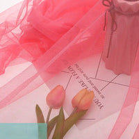 Pure Color Poly Fabric Mesh By The Yard