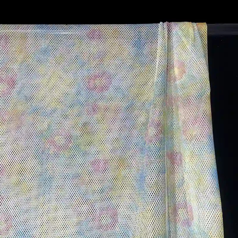 Colorful Camouflage Mesh Fabric By The Yard