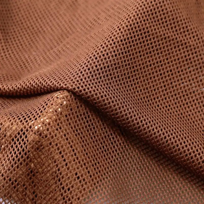 Solid Color Polyester Mesh Fabric