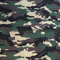 Printed Camo Canvas By The Yard
