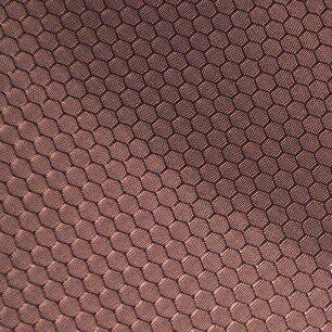 Close-up of Longan Craft's 210D Honeycomb Pattern Oxford Fabric by the yard, featuring a colorful PU-coated, waterproof hexagonal design, perfect for outdoor use and durable gear.