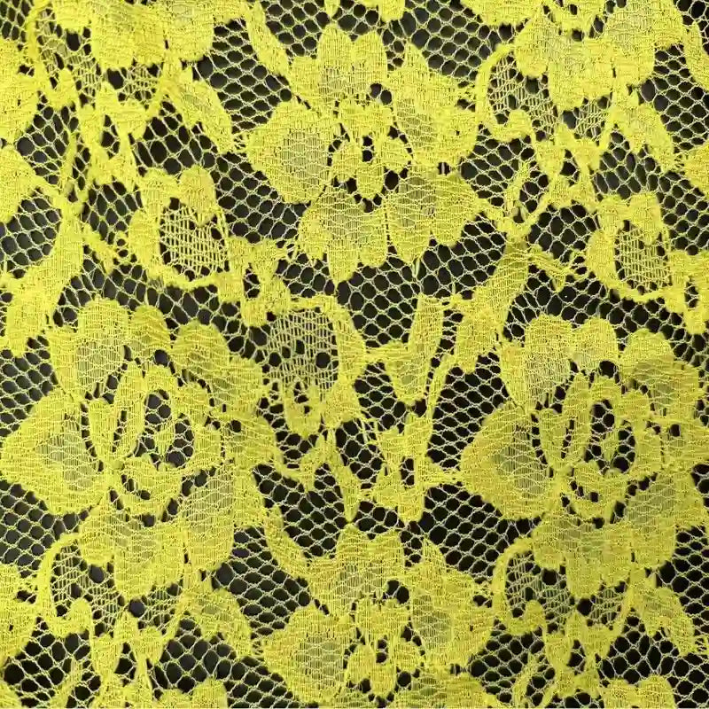 Floral Mesh Fabric By The Yard