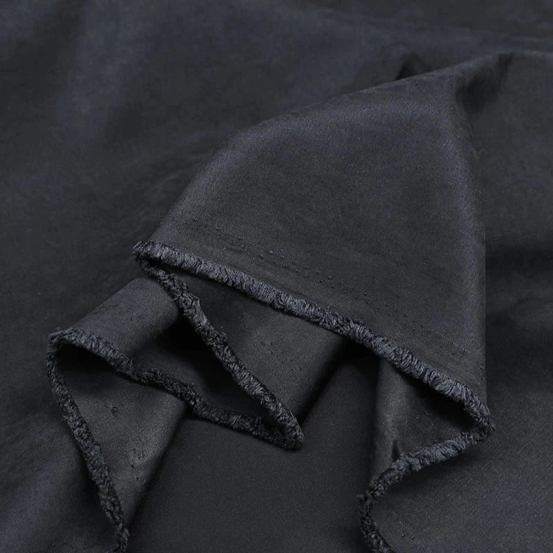 Close-up of Longan Craft's Multi Color Microsuede Polyester Peachskin Fabric by the yard, showing its soft brushed peach skin texture, matte finish, and raw edges—ideal cozy material for clothing.