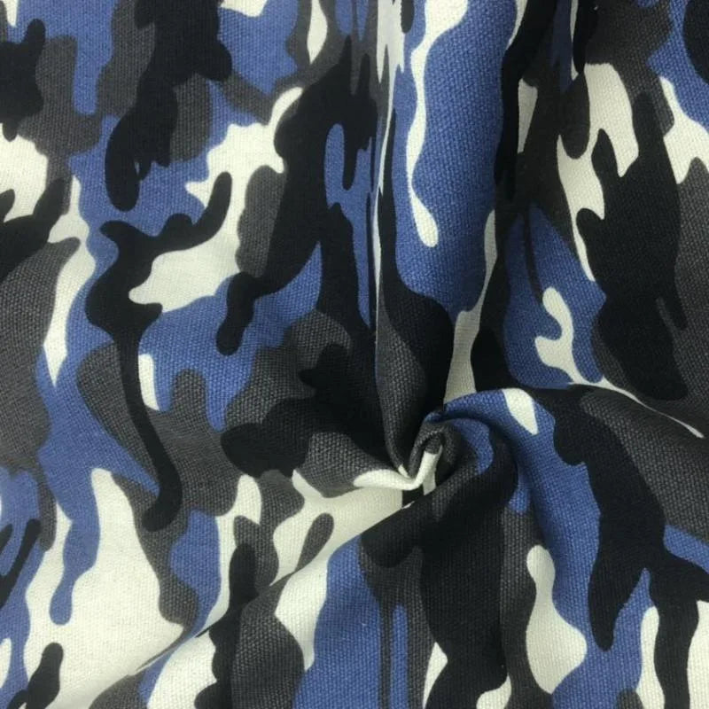 Printed Camo Canvas By The Yard