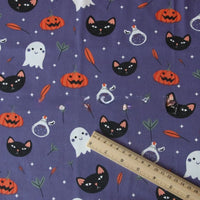 100% Cotton Printed Halloween Fabric By The Yard