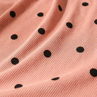 2x2 Heart Print Rib Knit Material By The Yard