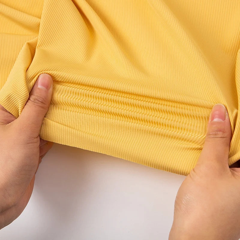 2x2 Thin Ribbed Stretch Fabric By The Yard