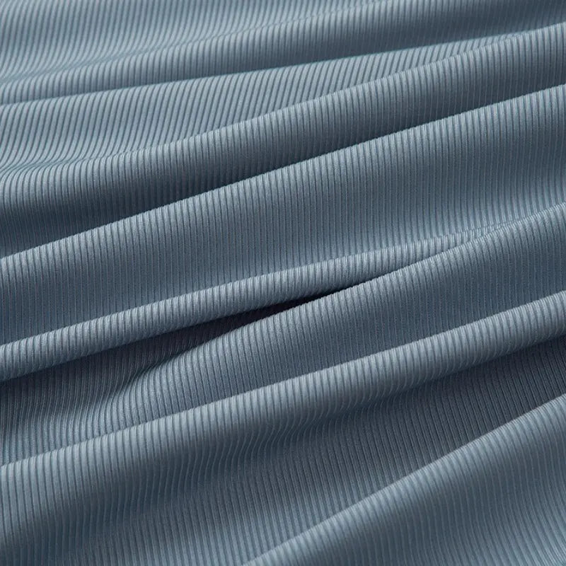 2x2 Thin Ribbed Stretch Fabric By The Yard