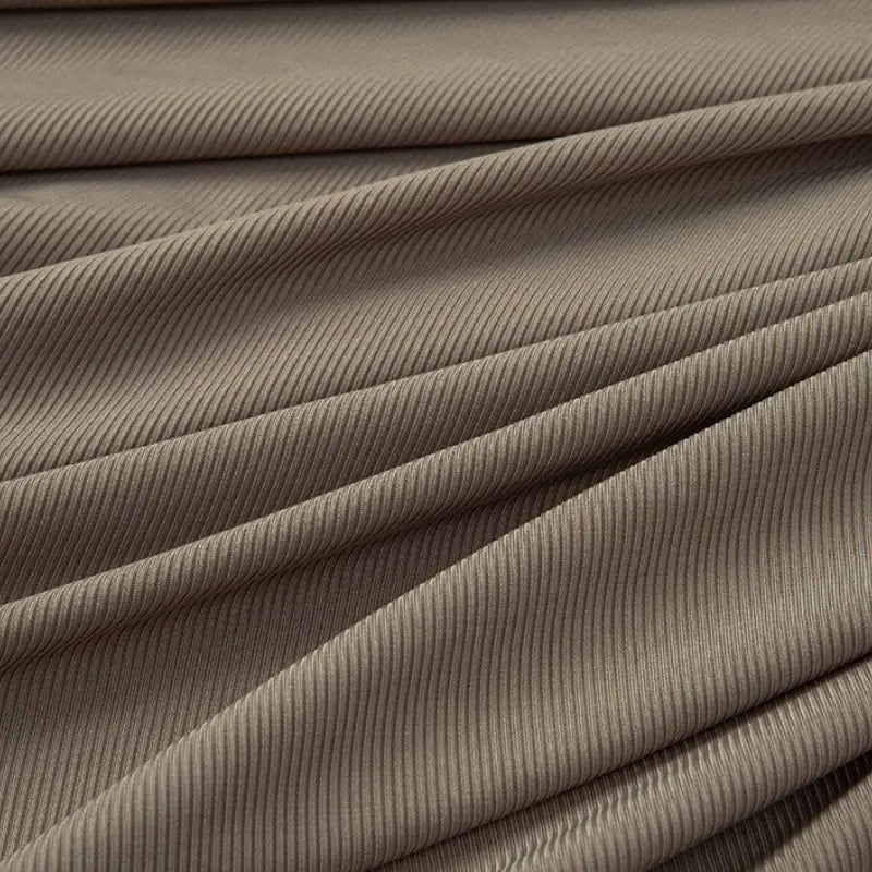 2x2 Thin Ribbed Stretch Fabric By The Yard