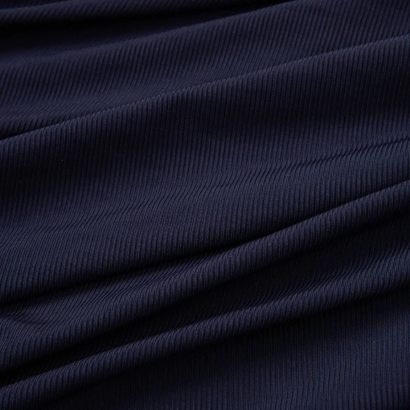 2x2 Thin Ribbed Stretch Fabric By The Yard