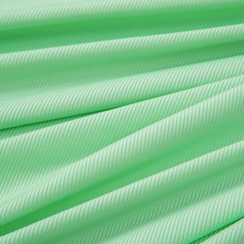 2x2 Thin Ribbed Stretch Fabric By The Yard