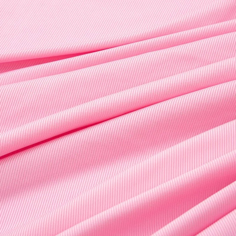2x2 Thin Ribbed Stretch Fabric By The Yard