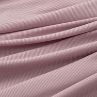 2x2 Thin Ribbed Stretch Fabric By The Yard