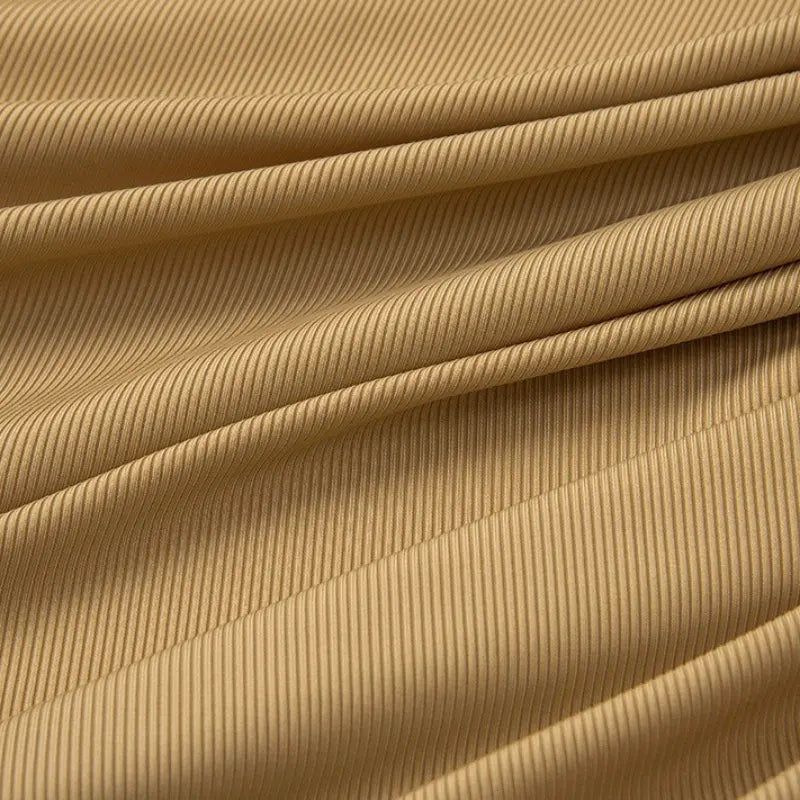 Midge Stretch Rib 2x2 Thin Ribbed Stretch Fabric | Rib Knit Fabric For Summer