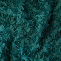 Longan Craft’s 3D Blossom Roses Embroidered Tulle Fabric by the yard features multicolor floral embroidery with three-dimensional roses—ideal for evening and prom dresses.