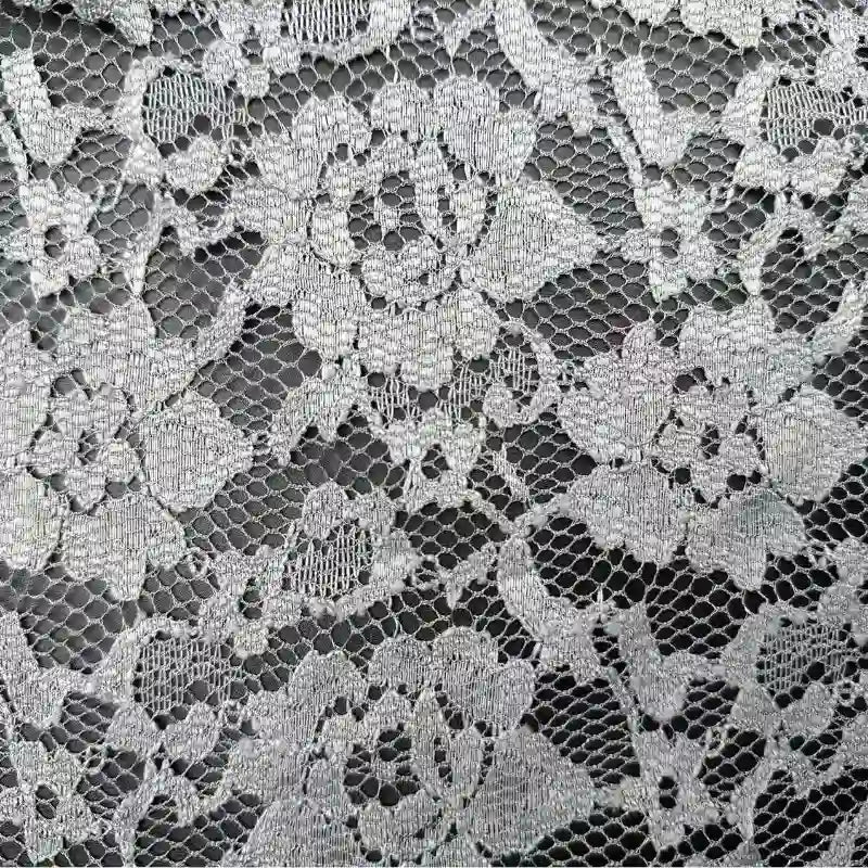 Floral Mesh Fabric By The Yard