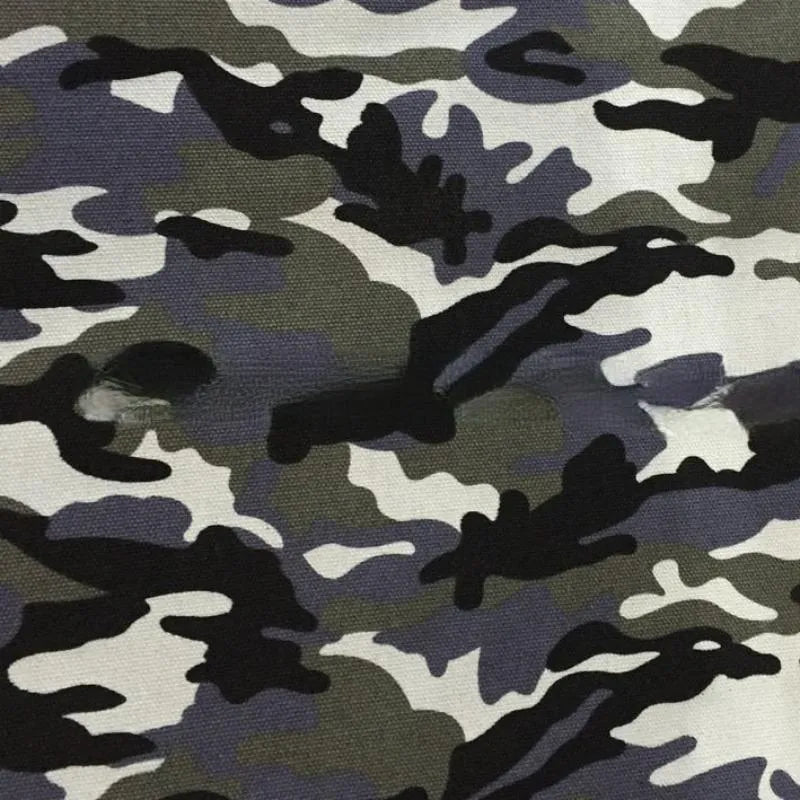 Printed Camo Canvas By The Yard