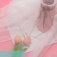 Pure Color Poly Fabric Mesh By The Yard