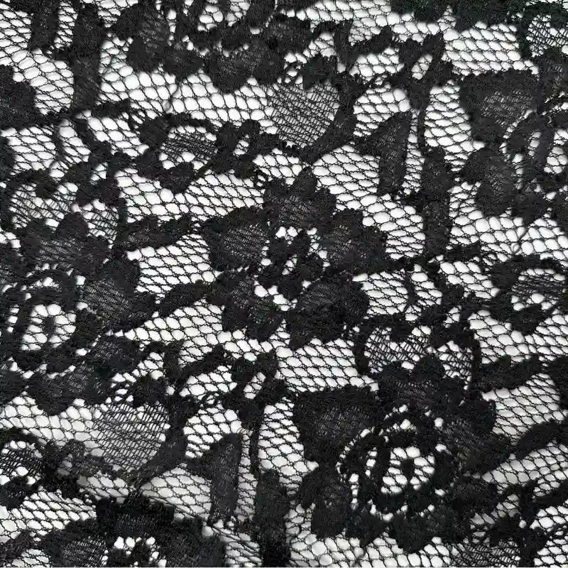Floral Mesh Fabric By The Yard