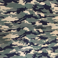Printed Camo Canvas By The Yard