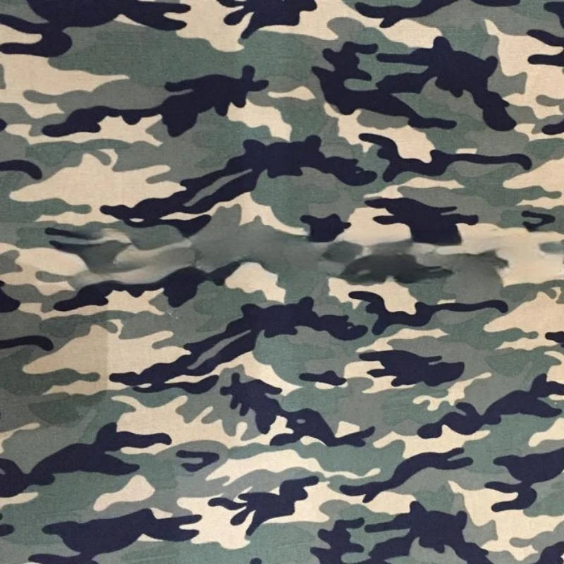 Printed Camo Canvas By The Yard