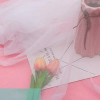 Pure Color Poly Fabric Mesh By The Yard