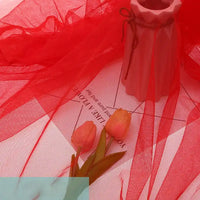 Pure Color Poly Fabric Mesh By The Yard
