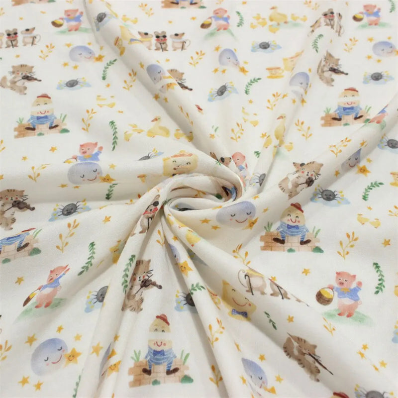 Animal Print Double Gauze Fabric By The Yard for blanket