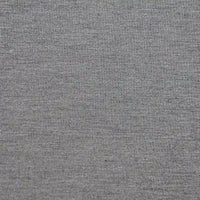 Close-up of Longan Craft's Bamboo Jersey Fabric by the Yard, a plain light grey single elastane jersey. Its soft, smooth texture makes this eco-friendly material ideal for loungewear and other comfortable apparel.