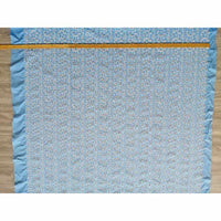BlueFloralEmbroideredEyeletFabric