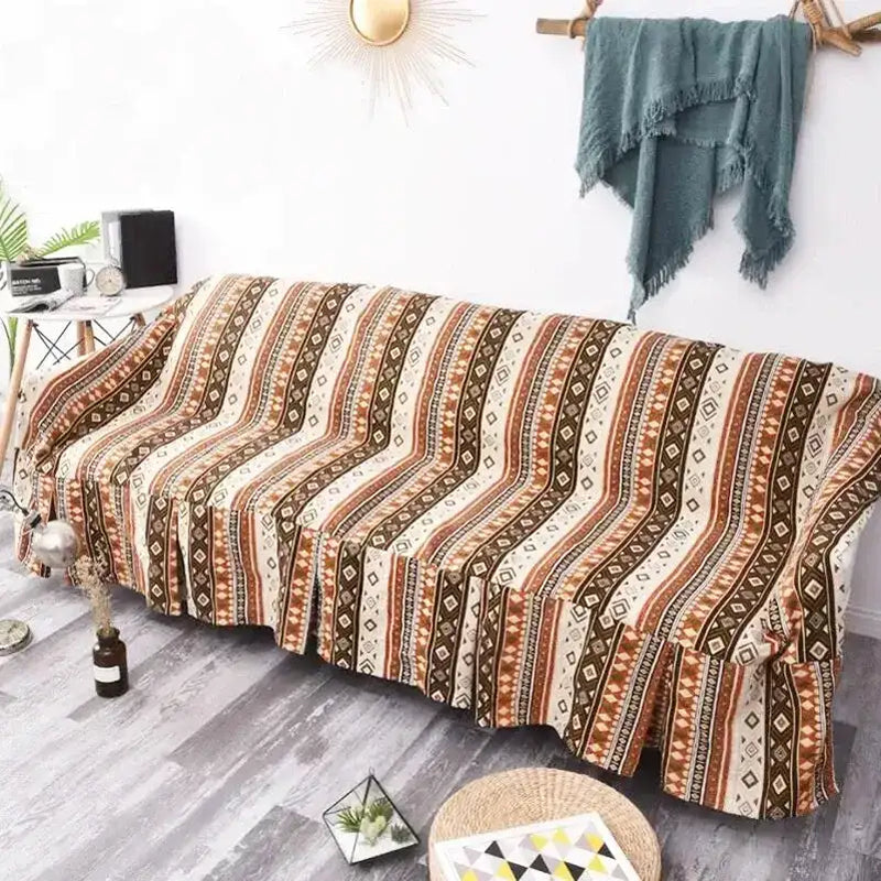 BohemianJacquardChenilleFabricByTheYard