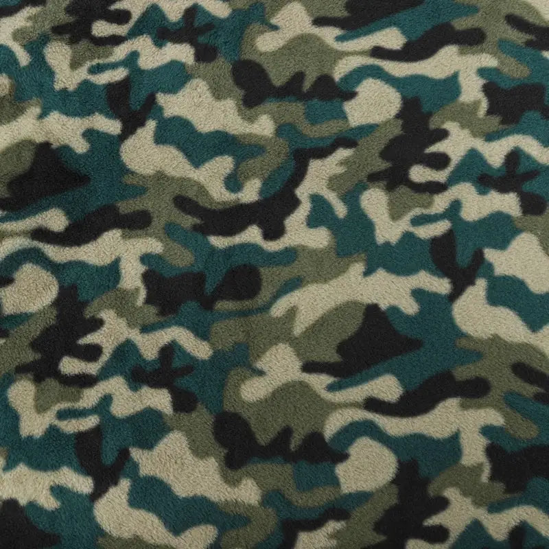 Camouflage Fleece Fabric By The Yard