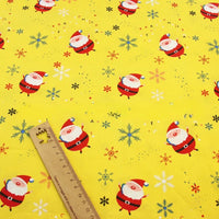 Cartoon Christmas Cotton Fabric By The Yard