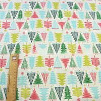 Cartoon Christmas Cotton Fabric By The Yard
