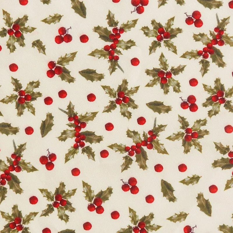 Cartoon Christmas Print Material By The Yard