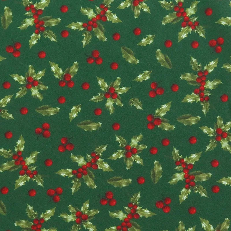 Cartoon Christmas Print Material By The Yard