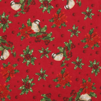 Cartoon Christmas Print Material By The Yard