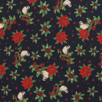 Cartoon Christmas Print Material By The Yard
