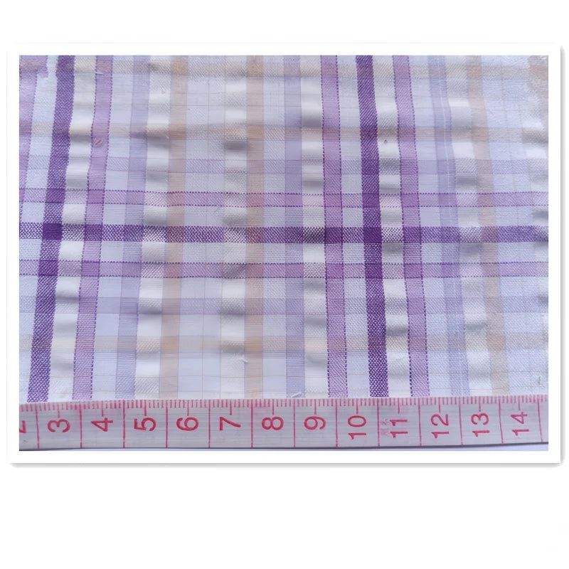 Checked Cotton Seersucker Fabric by the Yard