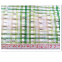 Checked Cotton Seersucker Fabric by the Yard