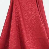 Longan Craft's Colorful Brocade Damask Fabric by the yard features patterned jacquard damask textile with an intricate floral and swirl design, ideal for elegant dressmaking.