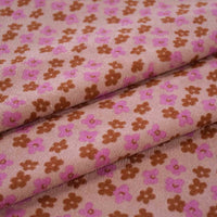 Colorful Flower Corduroy Fabric By The Yard-Longan Craft