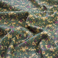 Colorful Flower Corduroy Fabric By The Yard-Longan Craft