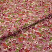 Colorful Flower Corduroy Fabric By The Yard-Longan Craft