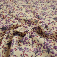 Colorful Flower Corduroy Fabric By The Yard-Longan Craft