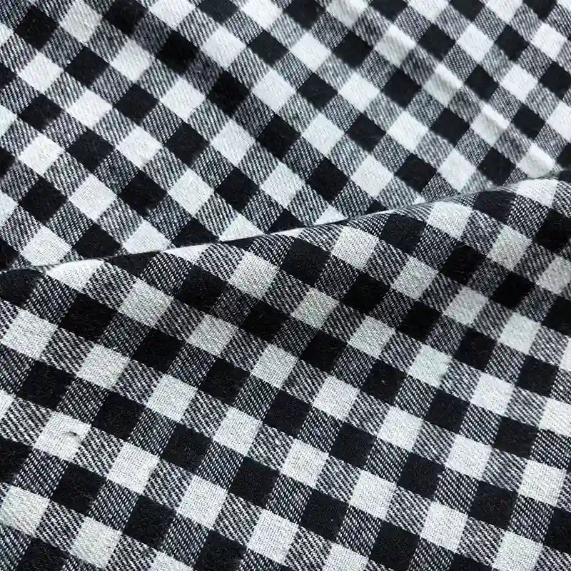 Vibrant, yarn-dyed cotton plaid from Longan Craft features colorful one-side sueded flannel fabric by the yard—softly brushed for a super snuggle feel, this material offers both cozy comfort and timeless style.
