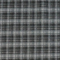 Longan Craft’s Colorful Polyester Rayon Mammoth Flannel Fabric By The Yard features a plaid brushed flannelette pattern with thin white lines, offering a soft, snuggly texture ideal for apparel or crafts.