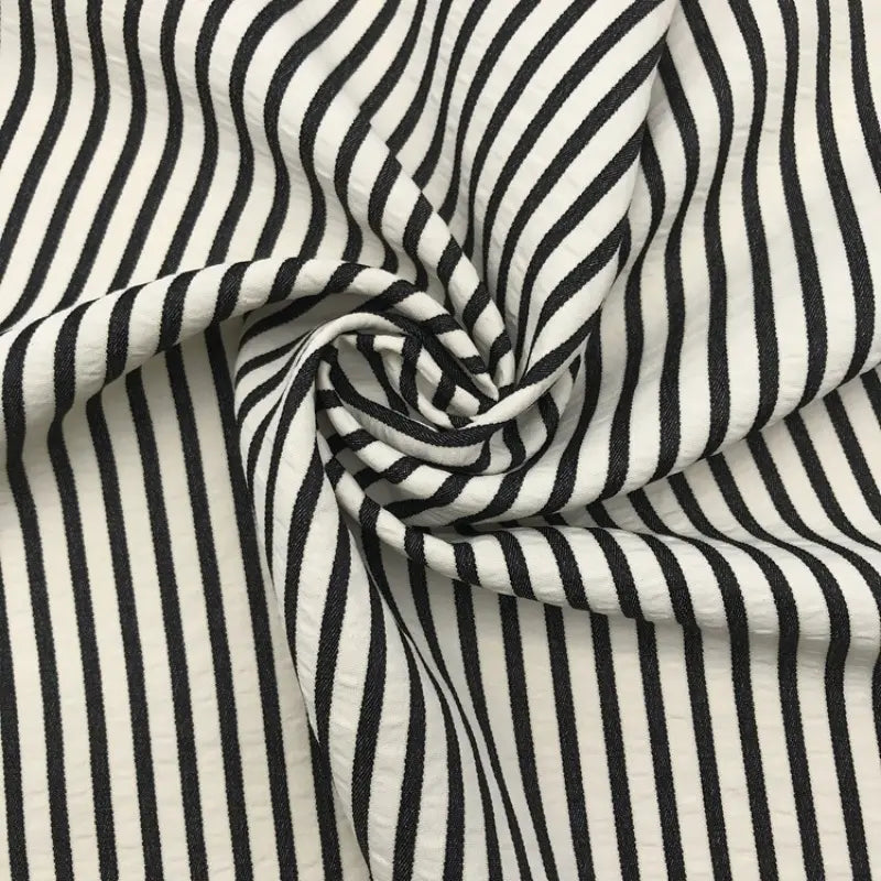 Colorful Striped Seersucker Fabric By the Yard