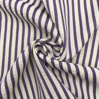 Colorful Striped Seersucker Fabric By the Yard